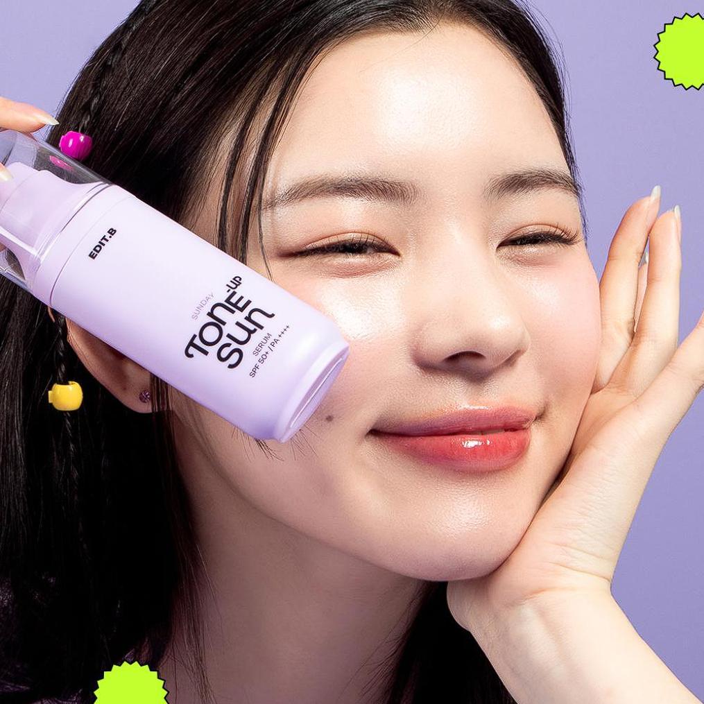 EDIT.B Sunday Tone-Up Sun Serum SPF 50+ PA++++ 55ml