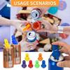 6pcs Portable Bottle Opener Reusable Easy Can Opener Sealed Drink Beer Cola Opener Lid Remover Kitchen Supplies Camping Tools