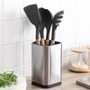 Stainless Steel Kitchen Utensil Holder Anti-slip Tableware Drainer Utensil Container Spatula