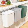 Wall Mounted Trash Can 9L Kitchen Cabinet Storage Smart Bucket Bathroom Recycling Hanging Trash Bins Kitchen Accessories