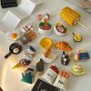 3D Three-dimensional Simulation of Food Refrigerator Magnet Cute Fat Magnetic Magnet Decoration