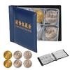 For Commemorative Coin Badges Tokens Album Coin Storage Bag Gifts Stamp Album Collecting Money Organizer Coin Collection Book 60 Pockets