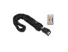 Hiplok HOME SILVER Bicycle Chain Lock All Black Inner Size 120 Cm
