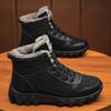 Fashion High Quality Men's Shoes Winter New High Top Work Boots for Men Warm Cotton Shoes Outdoor Non-slip Platform Snow Boots Men 2024