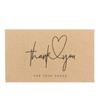 30Pcs Greeting Tags Thank You For Your Order Kraft Paper Card Shop Gift Crafts Decoration Card Wedding Small Business Invitation