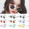UV400 Protection Circle Shades Punk Eyewear Trendy Small Round Sunglasses for Women & Men