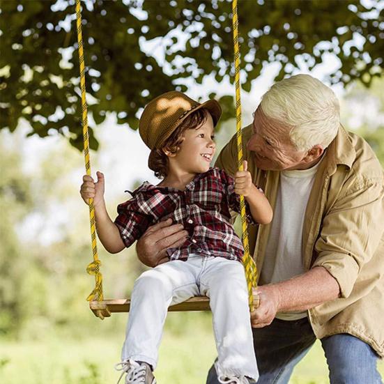 Water Skiing Rope with Handle Stainless Steel Carabiner Buckle 4m Nylon Tow Rope Sled Cart Pull Rope for Wakeboard Kneeboard Snowboard Equipment