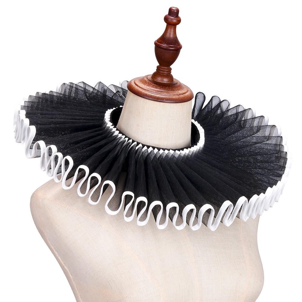 Elegant Renaissance False Collar Detachable Retro Ruff Collar Collar Accessory