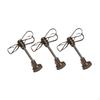 3 Pack of Coil Burner Clips, Stainless Steel Support for Incense Stick Use