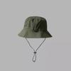 Summer Waterproof Bucket Sun Hats Foldable Adjustable Drawstring Fisherman Cap