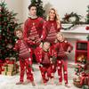 Print Cute Family Set Pajamas, Home Clothes, Family Set Long Sleeve Top Pants Set