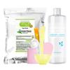 Large Capacity Modeling Pack Starter Pack Green Tea 1kg + 6 Pack Tools + Hyaluronic Acid Multi Booster 500ml