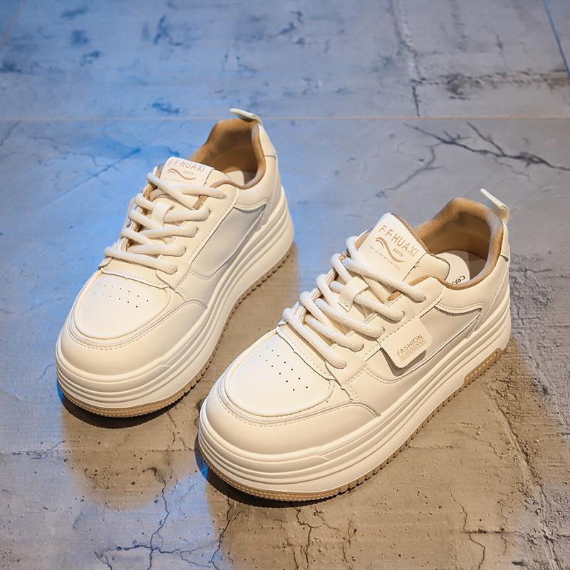 Little White Shoes Women's Winter New Velvet Shoes Versatile Thick Baseplate Shoes Casual Shoes Muffin Sneakers