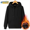 Men's Autumn Winter Thick/Thin Pullover Hooded Hoodies Sweatshirts Cotton Oversized 5XL Coat Plus Size Sportswear Male
