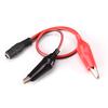 Sale Dc 5.5Mm X 2.1Mm Dc Female/Male Jack Connector To 2 Alligator Clip Power Cable A