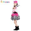 Halloween Masquerade Pirates of the Caribbean Girls Pink Pirates Stage Costume