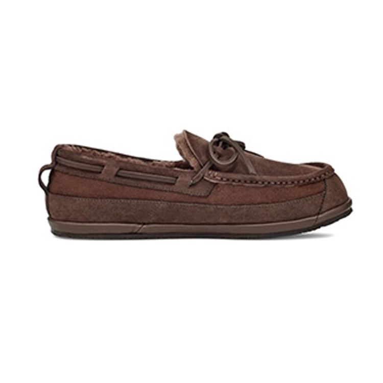 UGG Classic Casual Moccasin Flat Shoes Men Shoes Brown 1120924-GRZ
