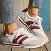 Fashion Women's Lightweight Casual Sneakers Breathable Mesh Running Sports Shoes for Women 2025 Fashion Striped Platform Trainers Woman