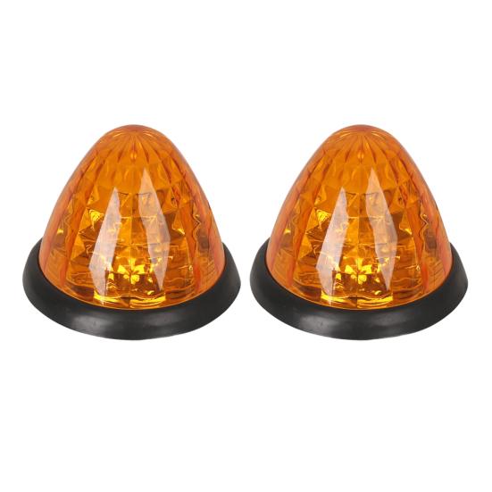 24V LED Watermelon Lights Rich Color Bumper Lights High-bright Trailer Side Marker Lights