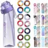 650ml Sports Water Bottle With Capsules In 14 , Material Is Not Afraid Of High Temperatures, And The Natural Fruit Makes Drinking Water Safe