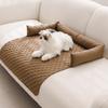 Water-Repellent Pet Sofa Cushion with Pillow, 4-Season Cat and Dog Bed