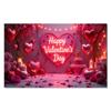 Rose Valentine's Day Photography Backdrop Balloon Happy Valentine's Day Banner  Home Party Decor