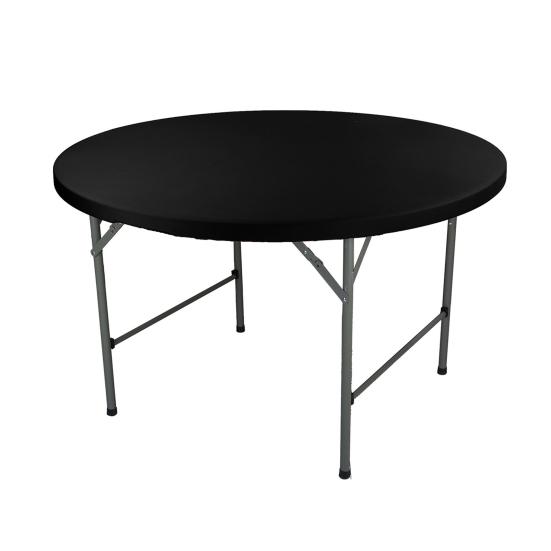 Elastic Round Table Cover Wrinkle-Resistant Fabric Universal Protection Indoor Outdoor Garden Kitchen Dining Tablecloth 120cm-152cm