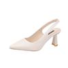 Women's Pointed Toe Slingback High Heels Summer Open Toe Sandals