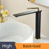 Basin Faucets Modern Black Bathroom Mixer Tap Brass Washbasin Faucet Single Handle Single Hole Elegant Crane For Bathroom 855991