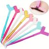 10Pcs/bag Eyelash Perm Wands Y Brushes Eyelash Lifting Kit Curlers Curl Eye Lash Extension Tool Lash Clean Comb