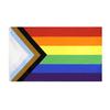 Triangle Rainbow Durable Large Polyester Lesbian Gay Progress Pride Symbol Flag