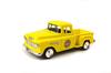 Coca-Cola 1955 Chevy Stepside Pickup 1/43 Scale Diecast Model Car, Yellow, 430001