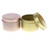DIY Round Candle Jars 4Oz Aluminum Tins With Lids Cosmetic Sample Containers Storage Organizer