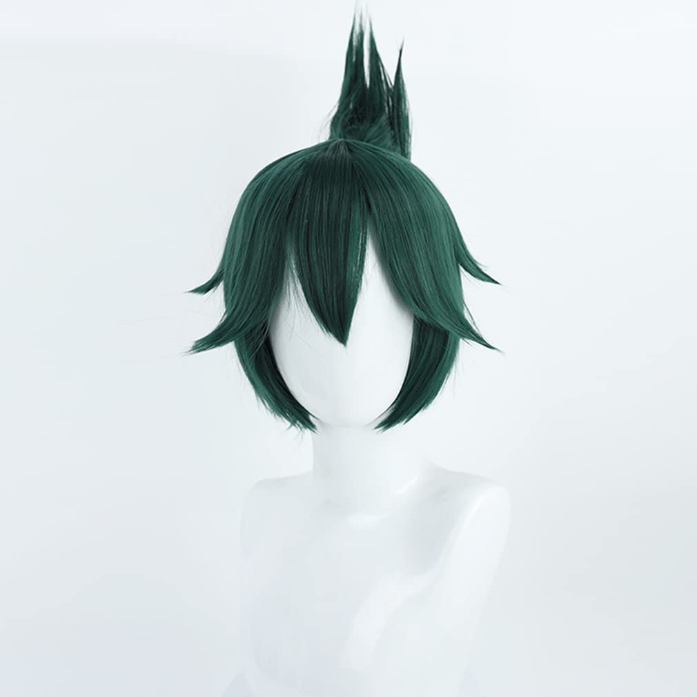 LAOBAO Kiriko Cosplay Bob Green Disguise Costume Perfect for and Halloween Wig, Wig, Heat-Resistant, Wig, Accessory, Parties, Festivals,