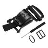 Limnyves Helmet Quick Release Buckle Replacement Kit, Ratcheting Helmet for Chin Strap Up To 1", Bi-Bike Helmet Black
