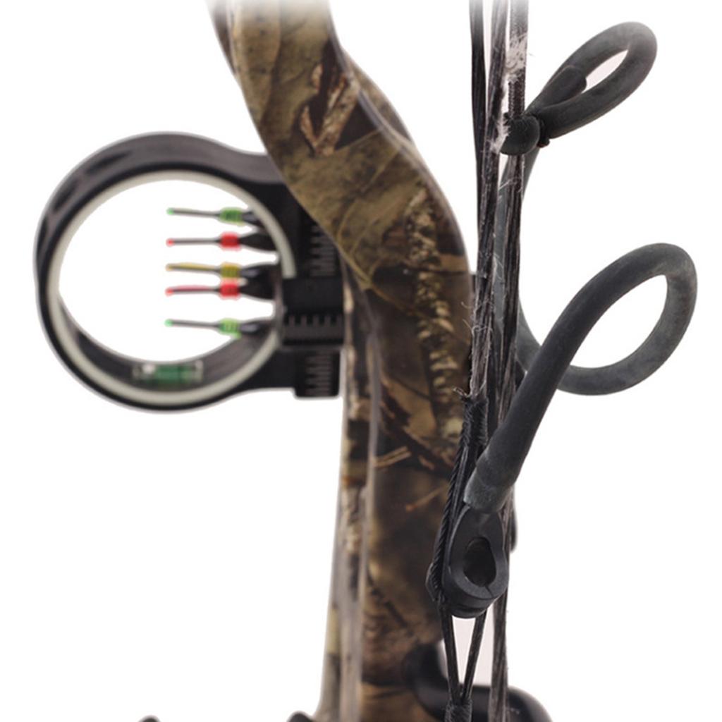 Compound Bow Peep Sight Bow Peeping Hole Peephole Rubber Tube Rubber Tubing Peep Sight for Compound Bow String Peephole