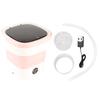7.5L Mini Portable Bucket Washer Foldable Washing Machine with Soft Spin Dry and Drainage Pipe