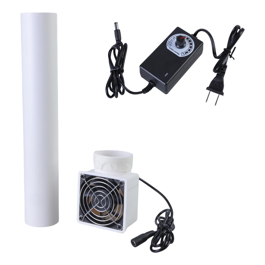 Efficient 12V Duct Ventilation Fan Small Mixing Flow Pipe Fan 50mm/63mm/75mm For Kitchen Bathroom Indoor Air Extraction