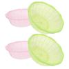 4 Pcs Fruit and Vegetable Washing Basket Rice Pot Sieve Basin Collapsible Laundry Baskets Colander