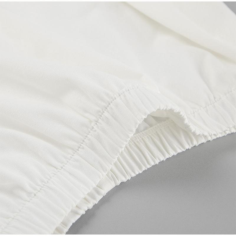 Summer Lace White Cotton and Linen Women's Suit Holiday Beach Suspender Square Neck Short Top + Mid Skirt Two-piece Set