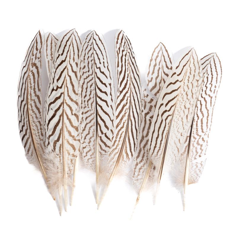 80 Natural Pheasant Feather Decorative Diy Jewelry Hair Accessories Material Cat Stick Toy Accessories