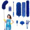 6/7Pcs Cleaning Duster Kit Extend and Expand Feather Duster Kit Bendable Gap Duster Portable Blind Duster Cobweb Duster Chenille