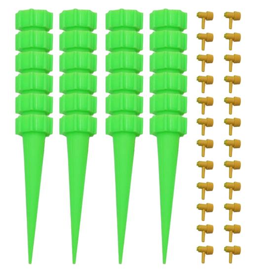 10/12/20/24Pcs Flower Waterer Spike Shoes Irrigation Controllable Water Flow Automatic System Plant Self-watering Tool