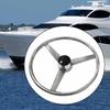 Marine Boat Steering Wheel 34.3cm Dia Professional Accessories 316 Stainless Steel for Yachts