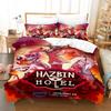 3D Print Hazbin Hotels Bedding Set Single Twin Full Queen King Size Bed Set Adult Kid Bedroom Duvetcover Sets
