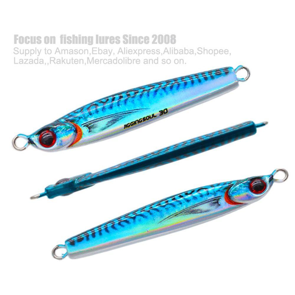 Sinking Minnow 10g 15g Spinning Baits Spanish Mackerel Metal Fishing Lure Lead Casting Jig Bait