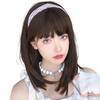 Sofeiyan Small Full Full For Everyday Comes with Wig Net Wig, Semi-Long, Straight, Medium, Natural, Face, Harajuku, Cosplay, Bangs, Women's, Wig,