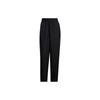 Solid Color Striped Elastic Sports Pants Women Bottoms Black HM2616