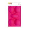 Mold - SCRAPCOOKING - 5 Easter Eggs - Silicone - Pink - Freezer and Dishwasher Safe