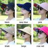 Vacation Wide Brim Foldable Anti-UV Visor Caps Sun Hat Beach Cap Casual Hats